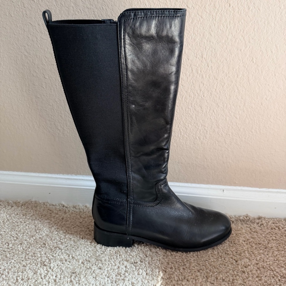 Trotters Signature Lucia Leather Riding Boot Wide Width